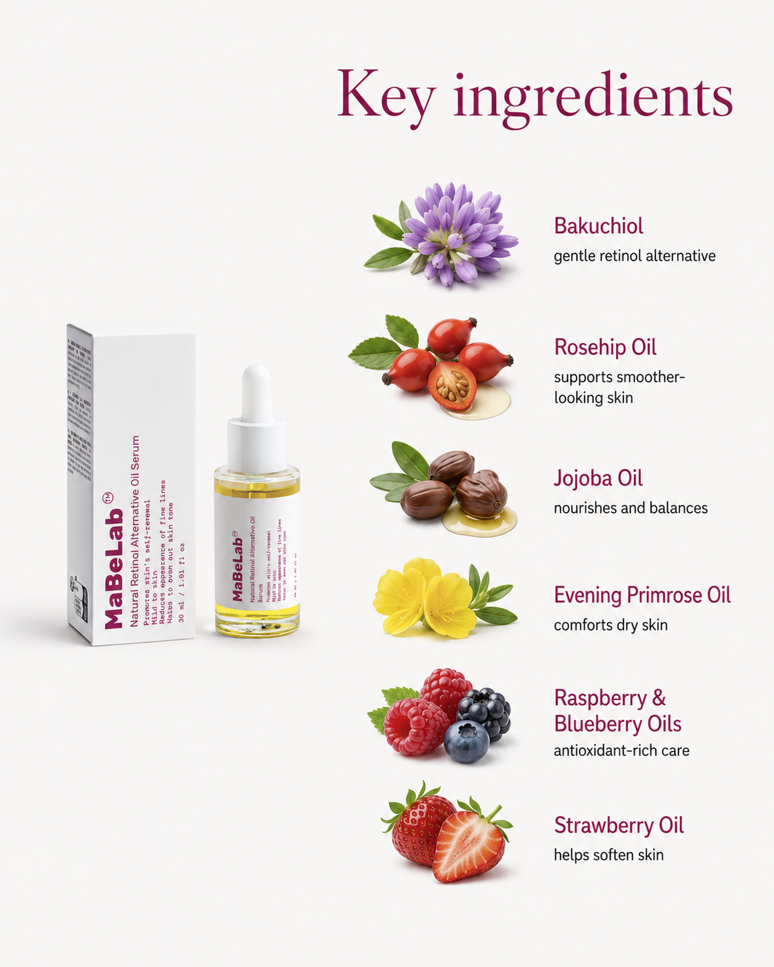 Natural Retinol Alternative Oil Serum