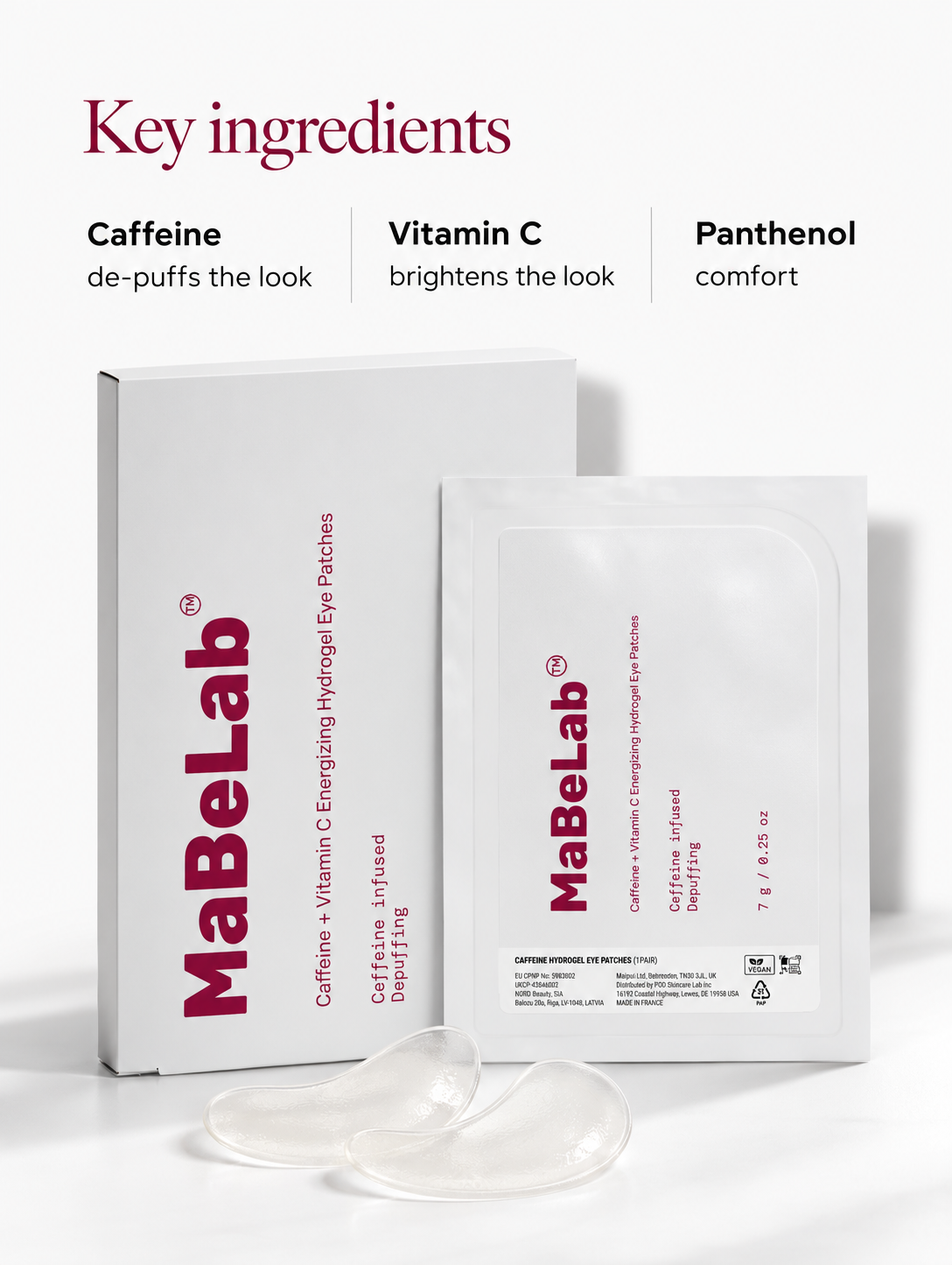 Caffeine + Vitamin C Energizing Hydrogel Eye Patches