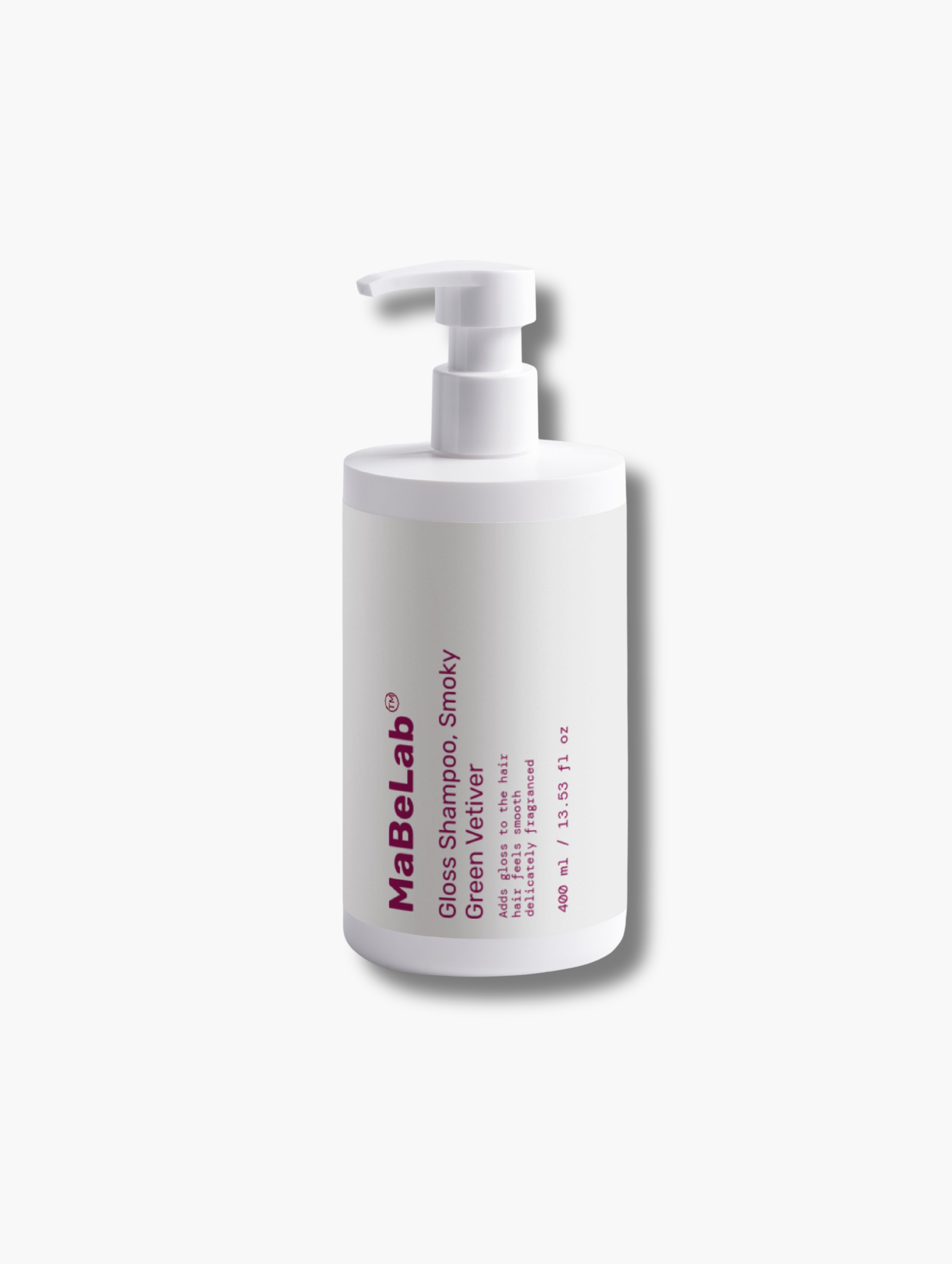 Gloss Shampoo Smoky Green Vetiver by MANA BEAUTY.LAB for smooth shiny hair